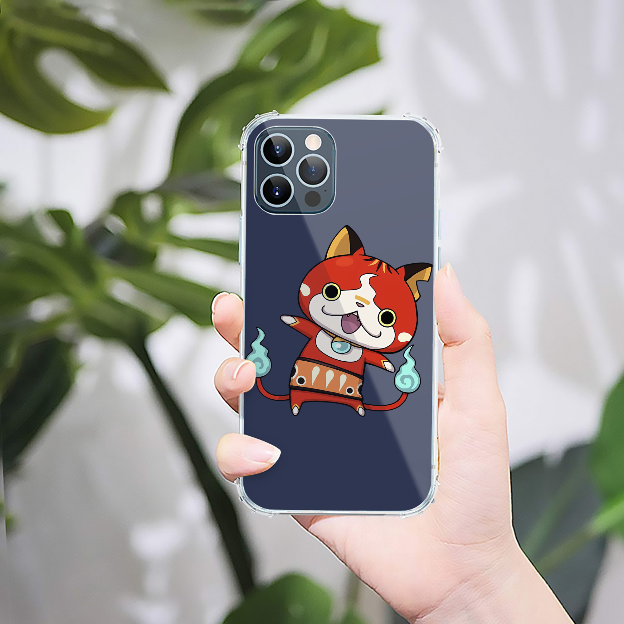 （画像用） 妖怪ウォッチ Yo-kai Watch 【iPhone 12シリーズ対応】透明スマホケース（クリアソフトケース）